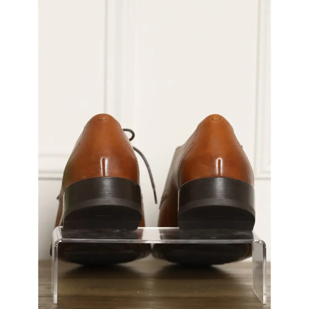 Cole Haan Men’s Oxford Dress Shoes Brown Leather Size 8 M Classic Business